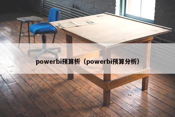 powerbi预算析（powerbi预算分析）