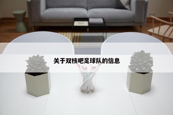 关于双核吧足球队的信息