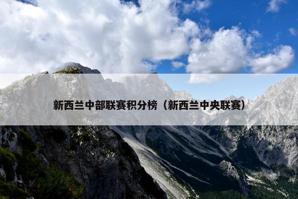 新西兰中部联赛积分榜（新西兰中央联赛）