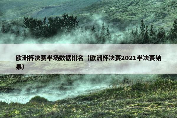 欧洲杯决赛半场数据排名（欧洲杯决赛2021半决赛结果）