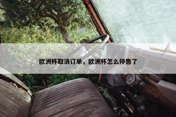 欧洲杯取消订单，欧洲杯怎么停售了