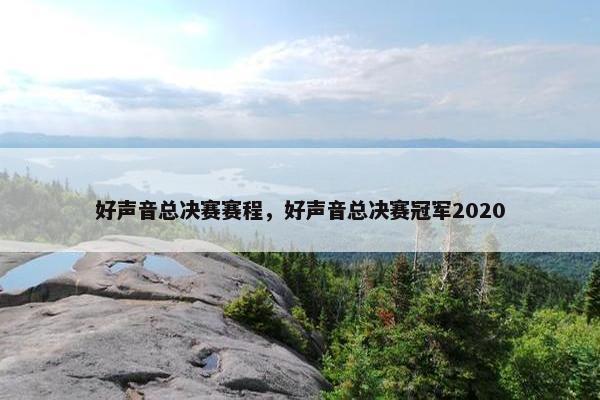 好声音总决赛赛程，好声音总决赛冠军2020