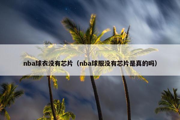 nba球衣没有芯片（nba球服没有芯片是真的吗）