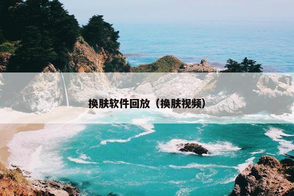 换肤软件回放（换肤视频）