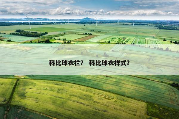 科比球衣栏？ 科比球衣样式？