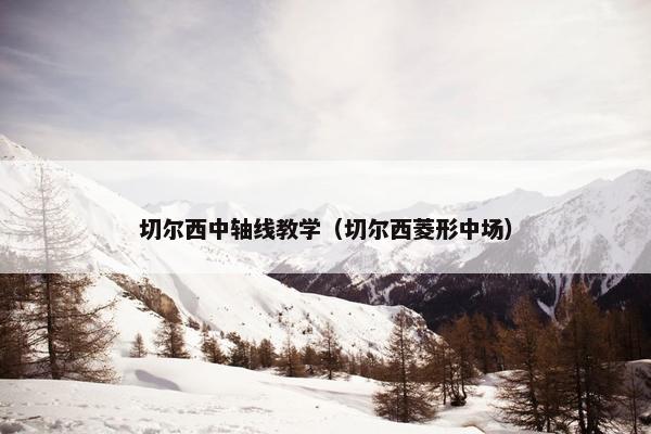 切尔西中轴线教学（切尔西菱形中场）