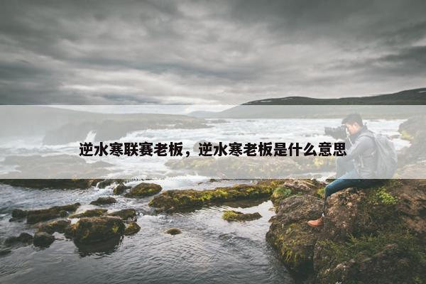 逆水寒联赛老板，逆水寒老板是什么意思