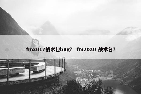fm2017战术包bug？ fm2020 战术包？