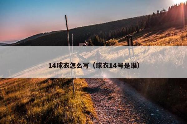 14球衣怎么写（球衣14号是谁）