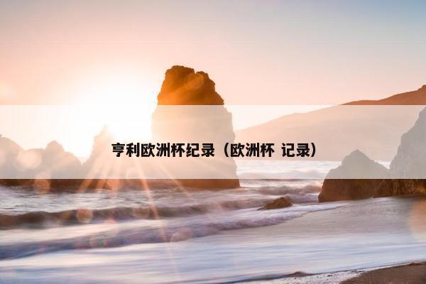亨利欧洲杯纪录（欧洲杯 记录）