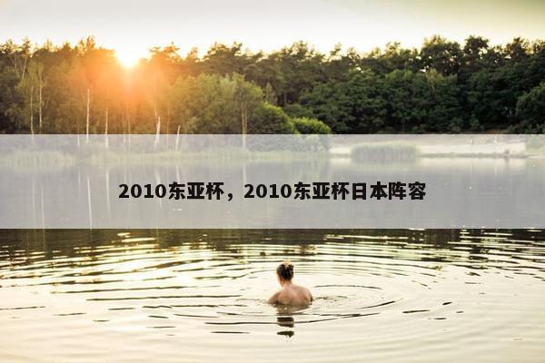 2010东亚杯，2010东亚杯日本阵容