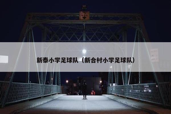新泰小学足球队（新合村小学足球队）