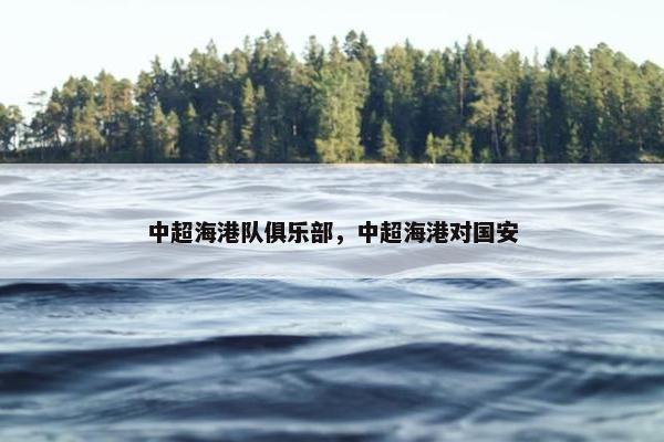 中超海港队俱乐部，中超海港对国安