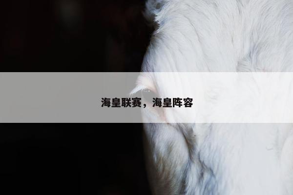 海皇联赛，海皇阵容