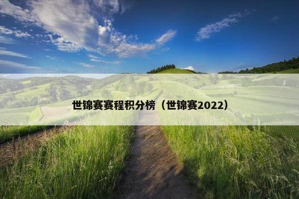 世锦赛赛程积分榜（世锦赛2022）
