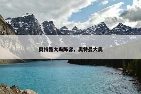奥特曼大鸟阵容，奥特曼大奥
