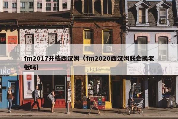 fm2017开档西汉姆（fm2020西汉姆联会换老板吗）