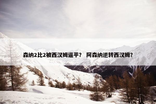 森纳2比2被西汉姆逼平？ 阿森纳逆转西汉姆？