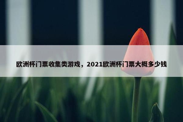欧洲杯门票收集类游戏，2021欧洲杯门票大概多少钱