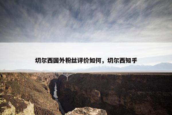 切尔西国外粉丝评价如何，切尔西知乎