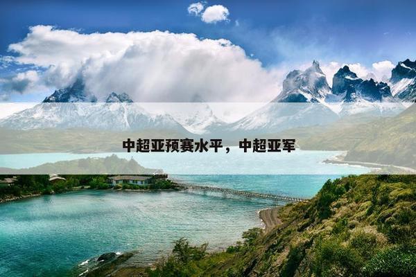 中超亚预赛水平，中超亚军
