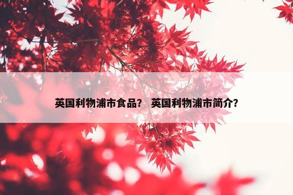 英国利物浦市食品？ 英国利物浦市简介？
