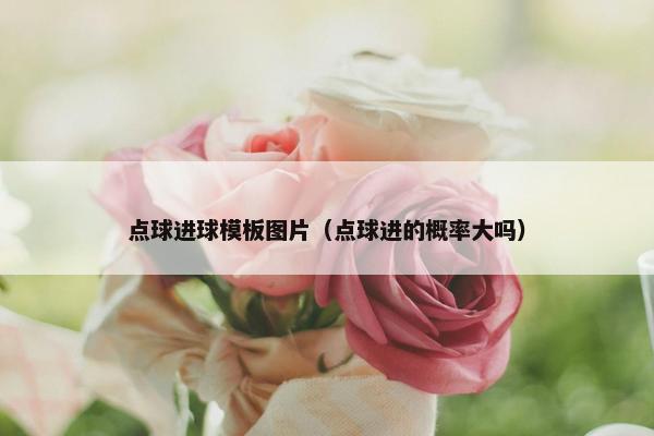 点球进球模板图片（点球进的概率大吗）