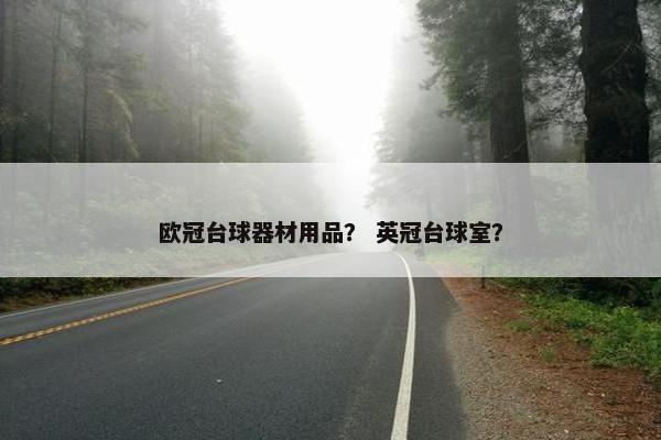 欧冠台球器材用品？ 英冠台球室？
