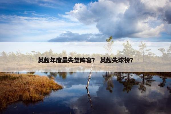 英超年度最失望阵容？ 英超失球榜？