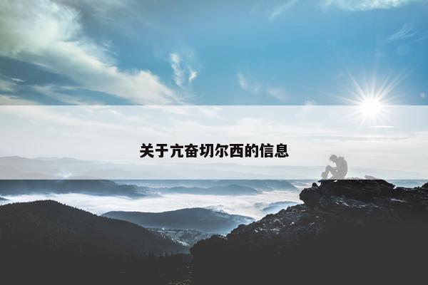 关于亢奋切尔西的信息