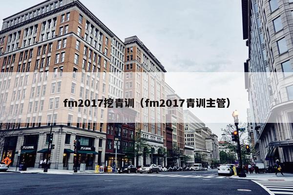 fm2017挖青训（fm2017青训主管）