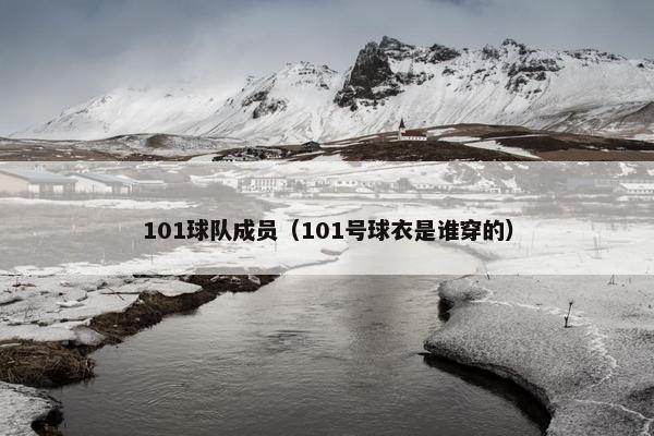 101球队成员（101号球衣是谁穿的）