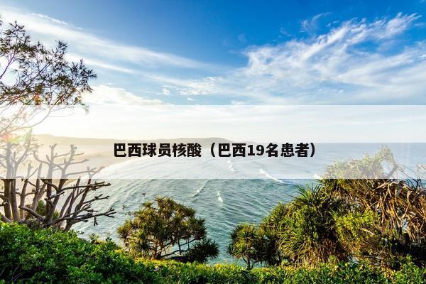 巴西球员核酸（巴西19名患者）