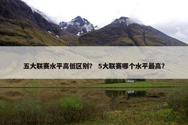 五大联赛水平高低区别？ 5大联赛哪个水平最高？