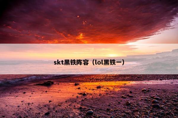 skt黑铁阵容（lol黑铁一）