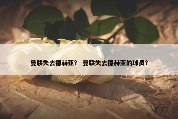 曼联失去德赫亚？ 曼联失去德赫亚的球员？