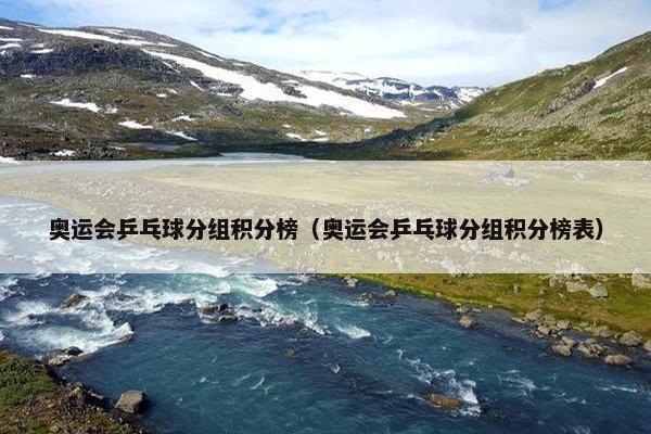 奥运会乒乓球分组积分榜（奥运会乒乓球分组积分榜表）