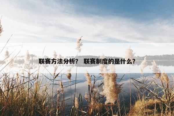 联赛方法分析？ 联赛制度的是什么？