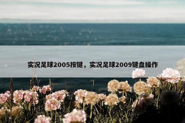 实况足球2005按键，实况足球2009键盘操作