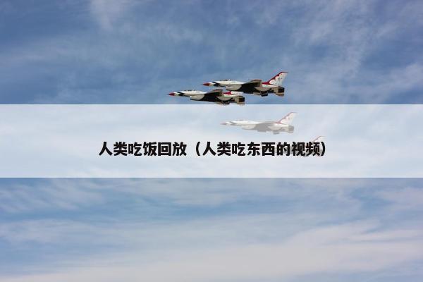 人类吃饭回放（人类吃东西的视频）
