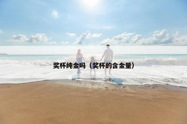 奖杯纯金吗（奖杯的含金量）