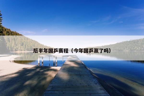 后半年国乒赛程（今年国乒赢了吗）