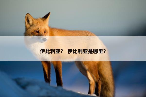 伊比利亚？ 伊比利亚是哪里？