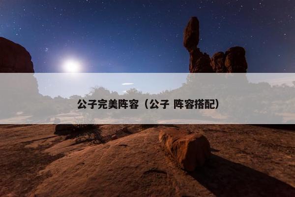 公子完美阵容（公子 阵容搭配）