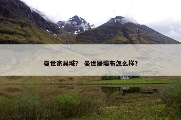 曼世家具城？ 曼世居墙布怎么样？
