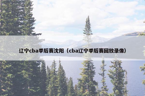 辽宁cba季后赛沈阳(cba辽宁季后赛回放录像) 辽宁cba季后赛沈阳(cba辽宁季后赛回放录像)