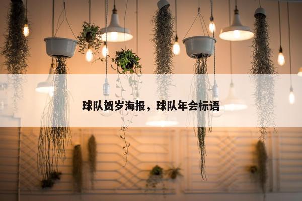 球队贺岁海报，球队年会标语