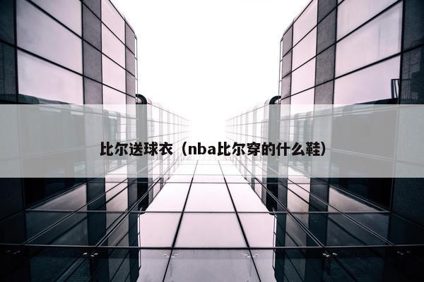 比尔送球衣（nba比尔穿的什么鞋）