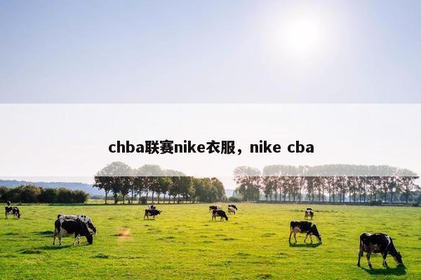 chba联赛nike衣服，nike cba