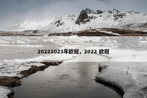 20222023年欧冠，2022 欧冠